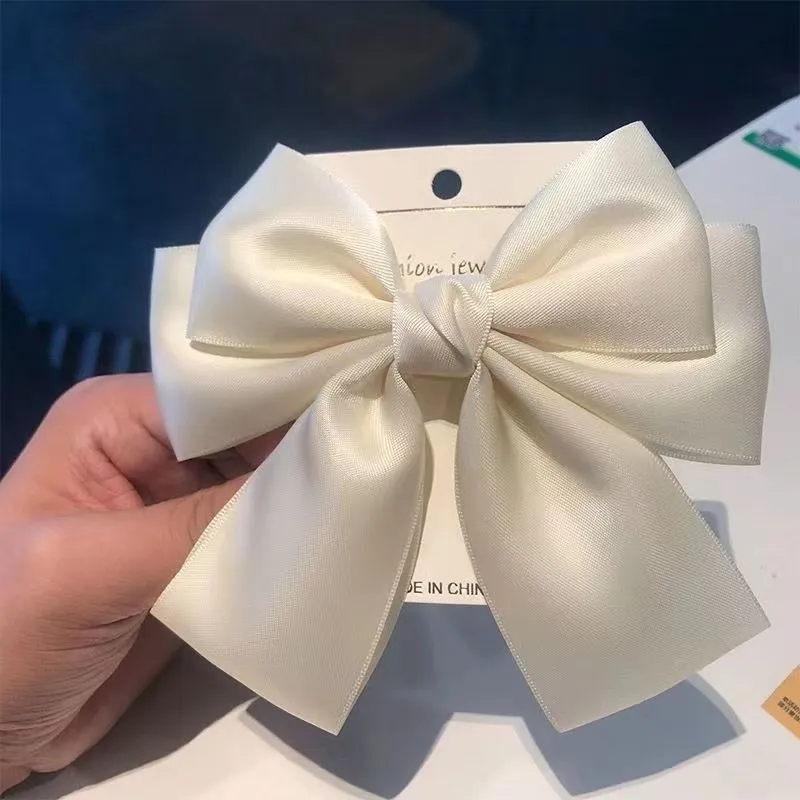 Body Jewelry Wholesale - New Korean Headwear Beige Black Bow