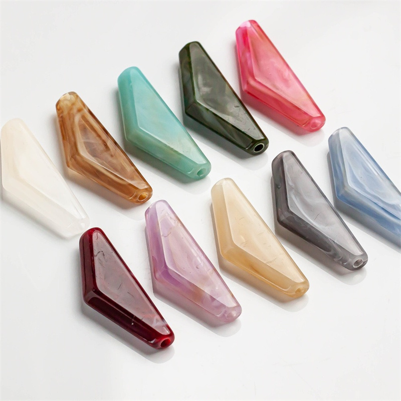 Body Jewelry Wholesale - Wholesale 50ocs/lot color pattern print geometry