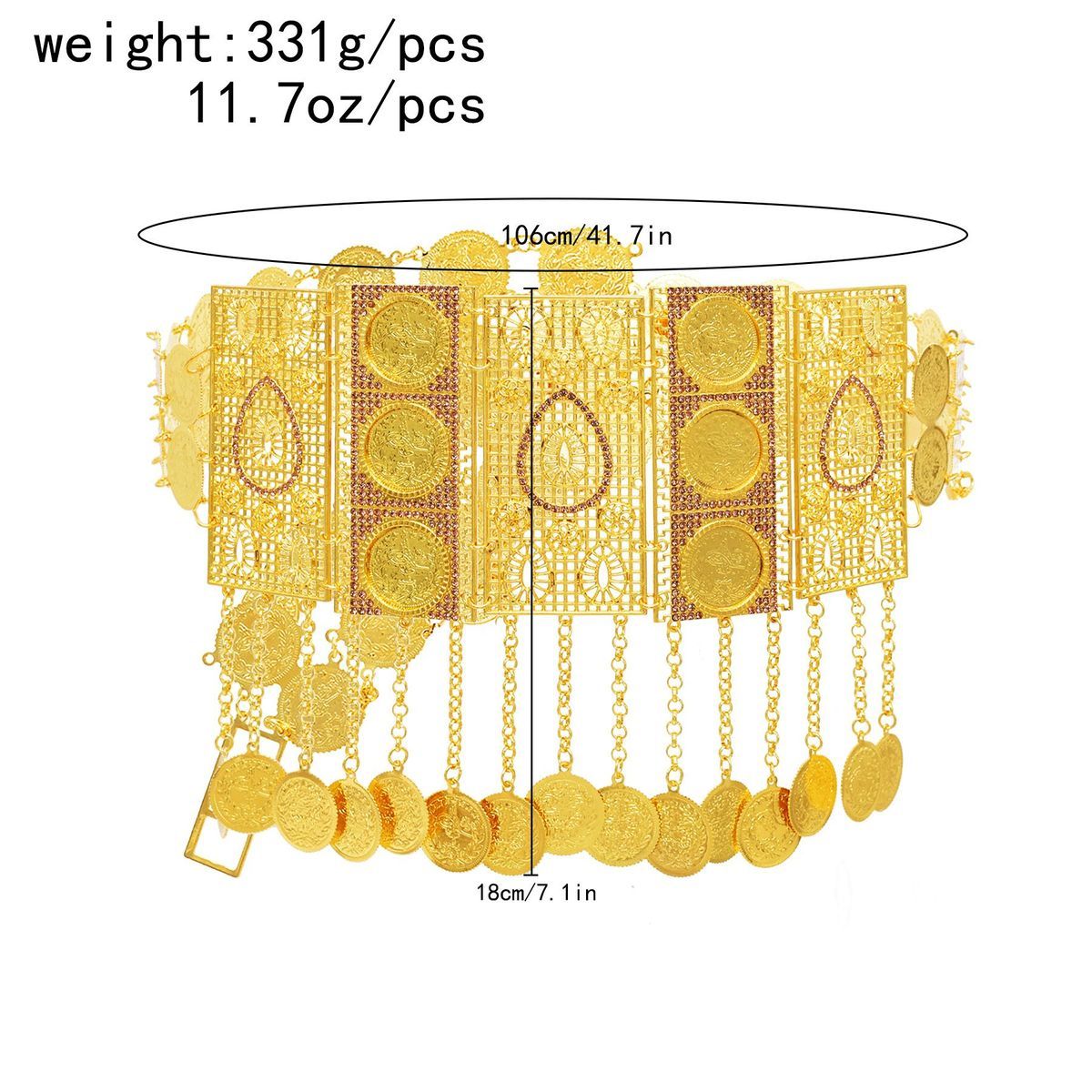 New French Dubai High-end 24K  - Body Jewelry Dubai recension och pris