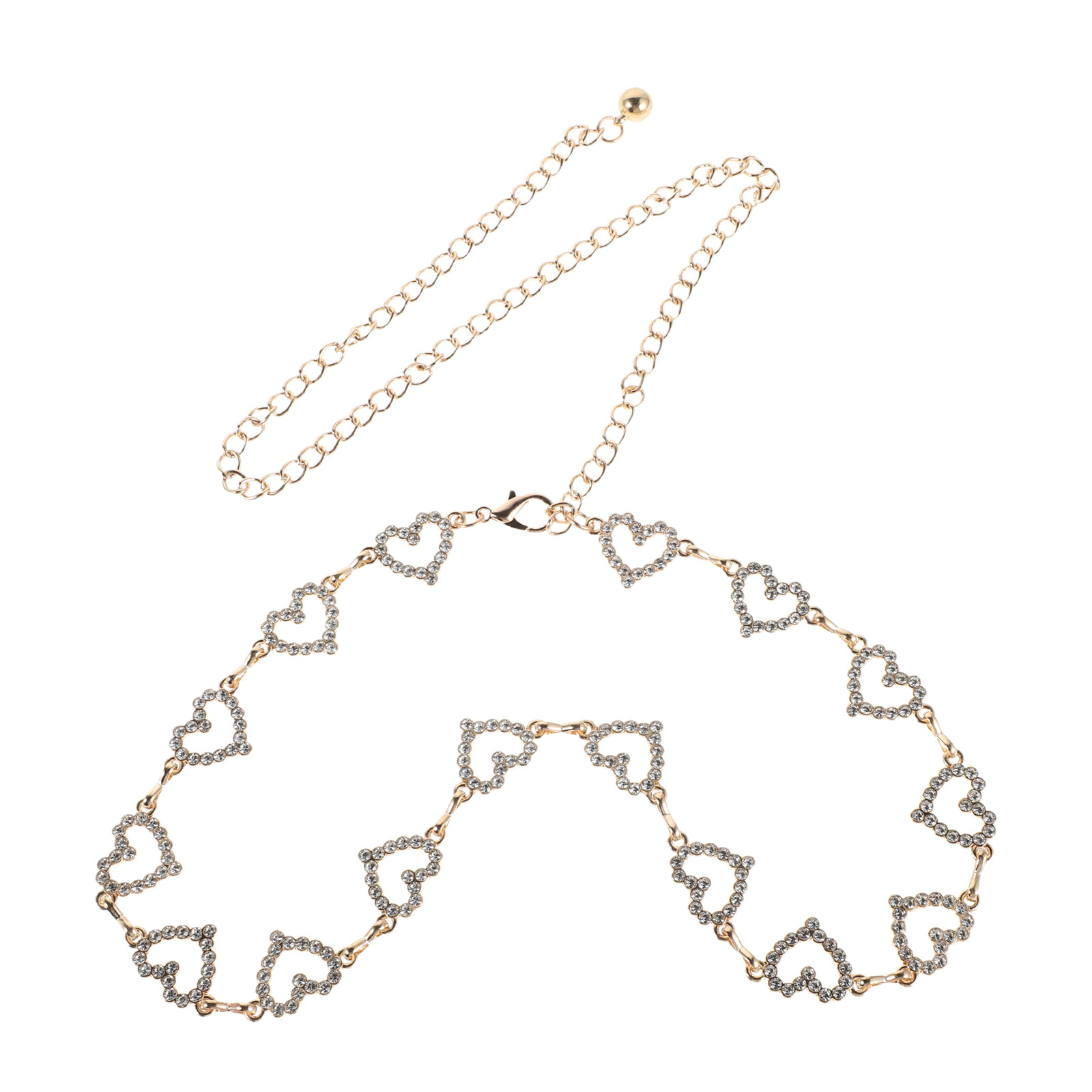 Adjustable Waist Chain Rhinest - Body Chain Jewelry recension och pris
