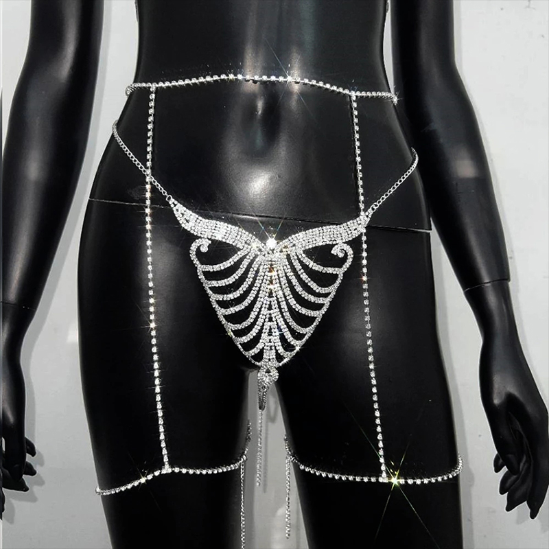 Stonefans Thong and Waist Chai - Body Jewelry Wholesale recension och pris