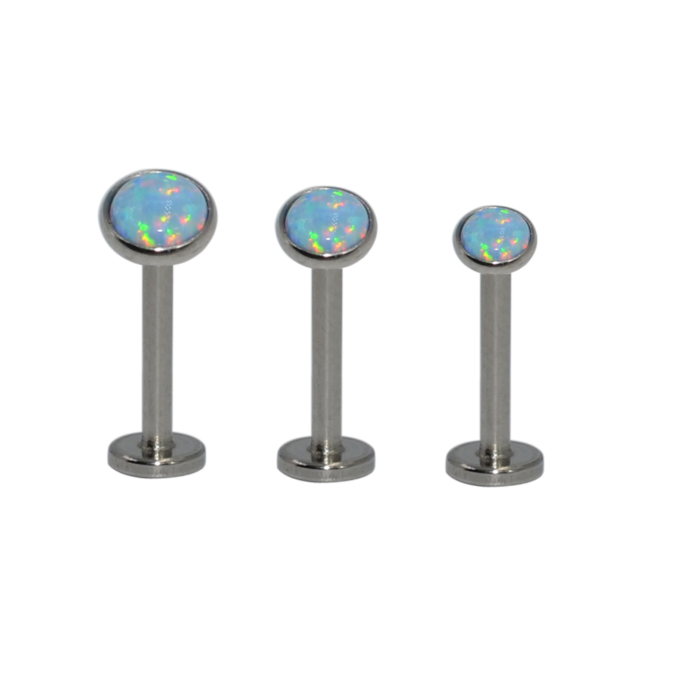 1pcs Surgical Steel Opal Stone - Dermal Anchor Top recension och pris