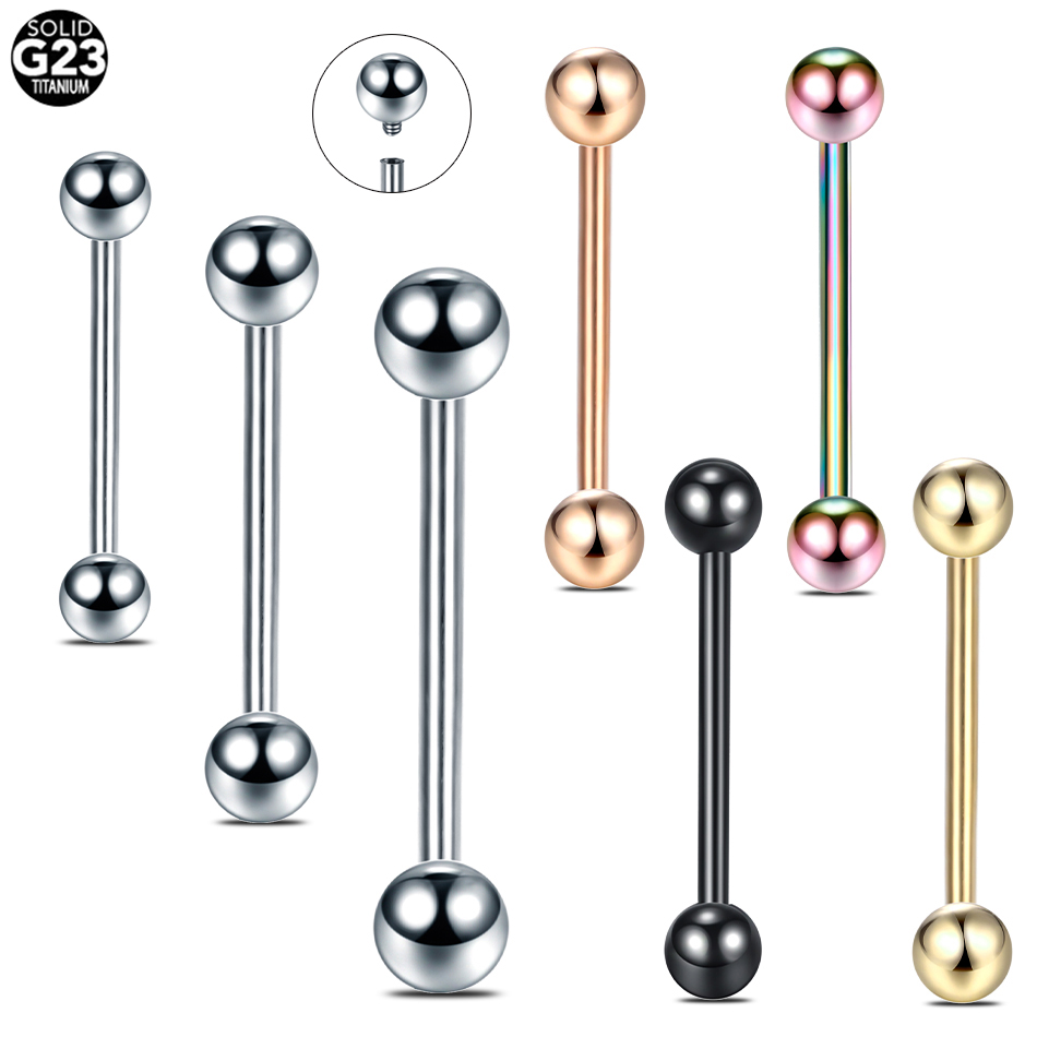 10Pcs/lot G23 Titanium Tongue  - Body Jewelry Ear Plugs recension och pris