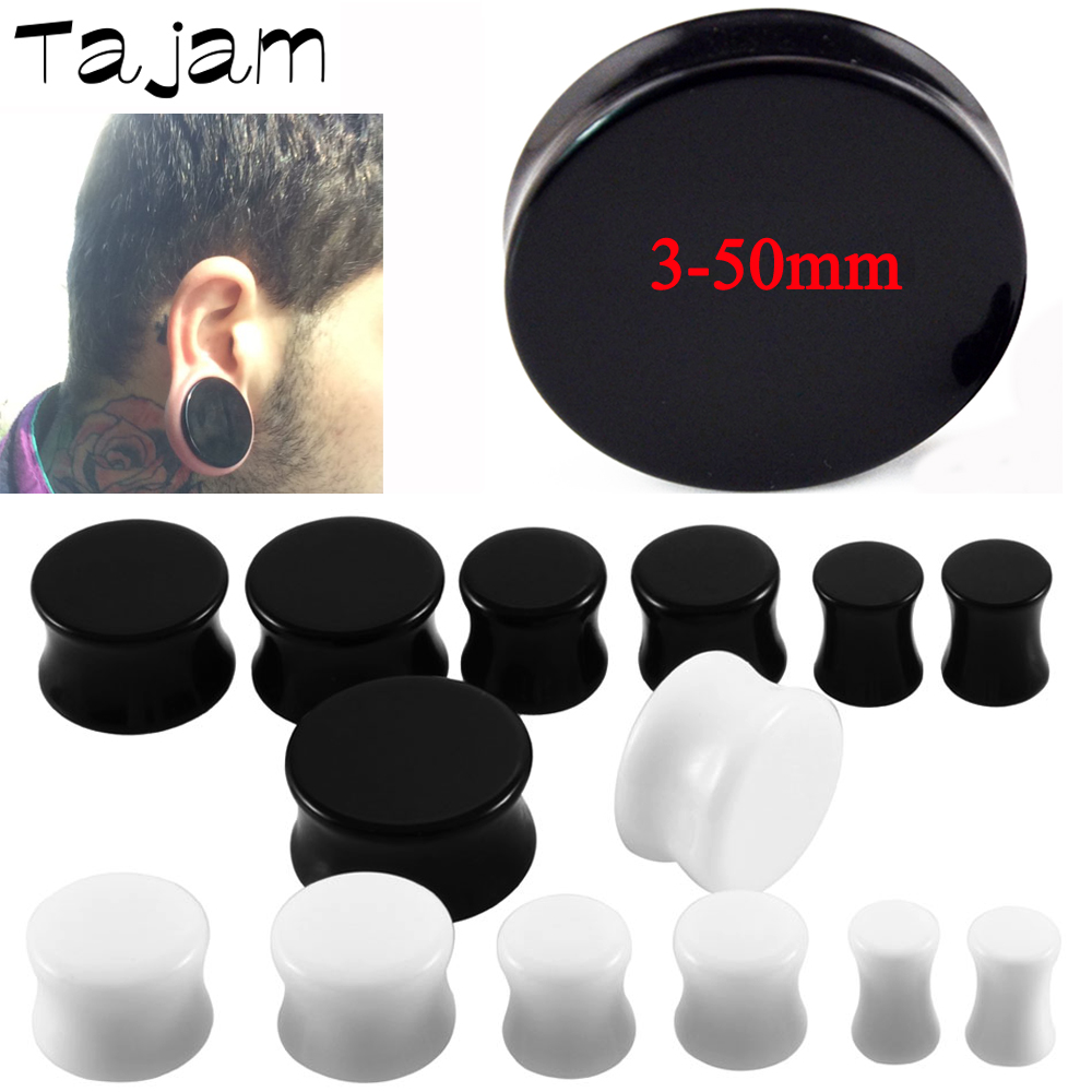 1 Pair 3mm-50mm Big Size Solid - Body Jewelry Ear Plugs recension och pris