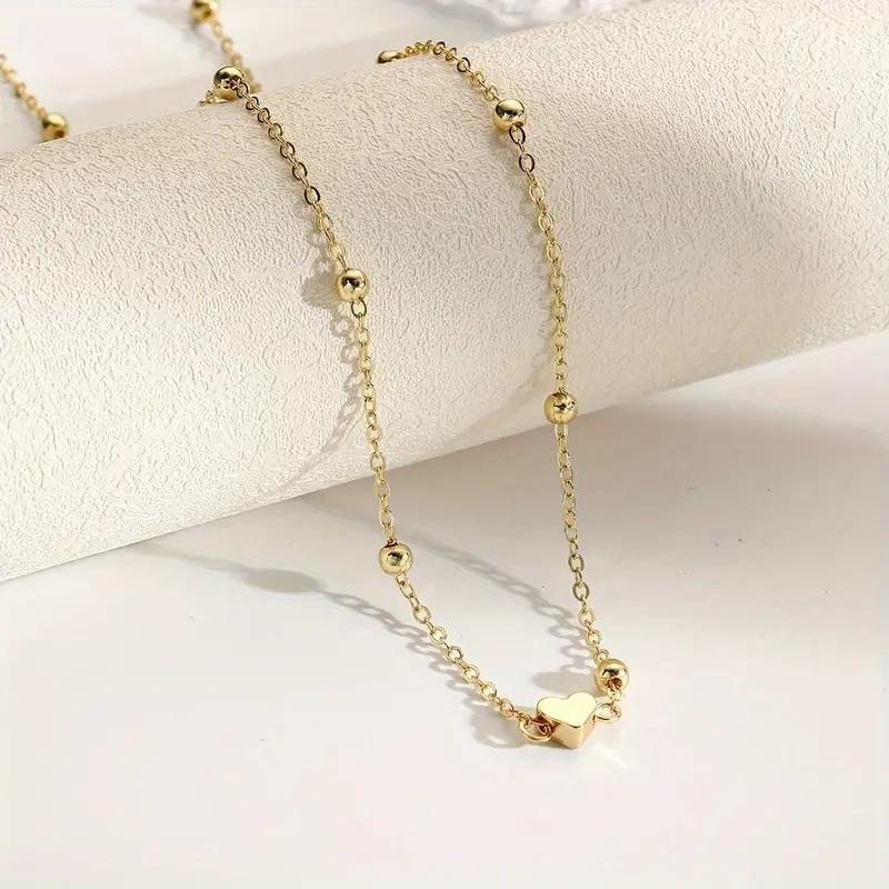Girls Simple Heart Beaded Bell - Body Chain Jewelry recension och pris