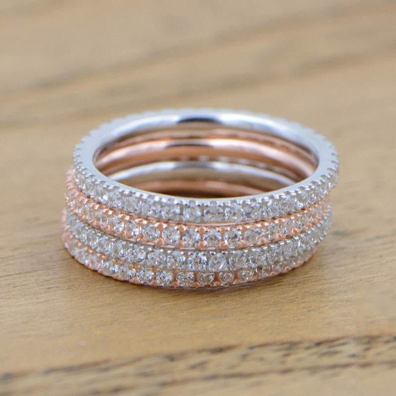 Real Rose Gold Color Silver Co - Body Jewelry Wholesale recension och pris