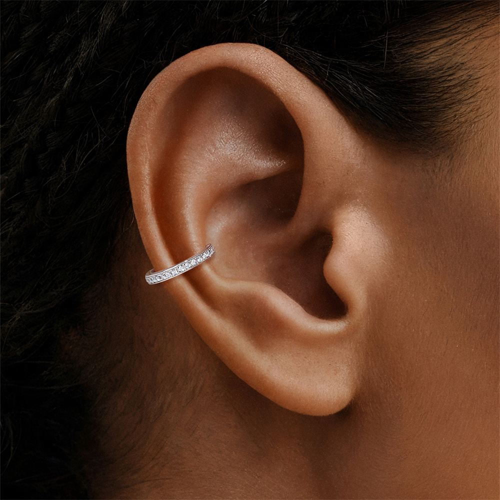 KOJ 1PC 925 Sterling Silver Mo - Body Jewelry Quality recension och pris