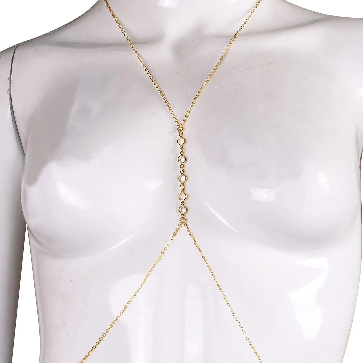Summer Beach Crystal Belly Wai - Body Chain Jewelry recension och pris