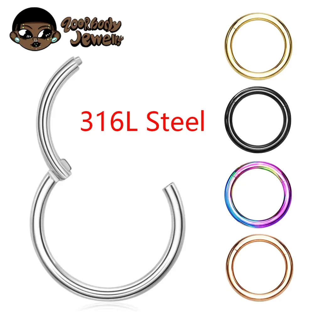10Pcs 316L Stainless Steel Nos - Body Jewelry Quality recension och pris