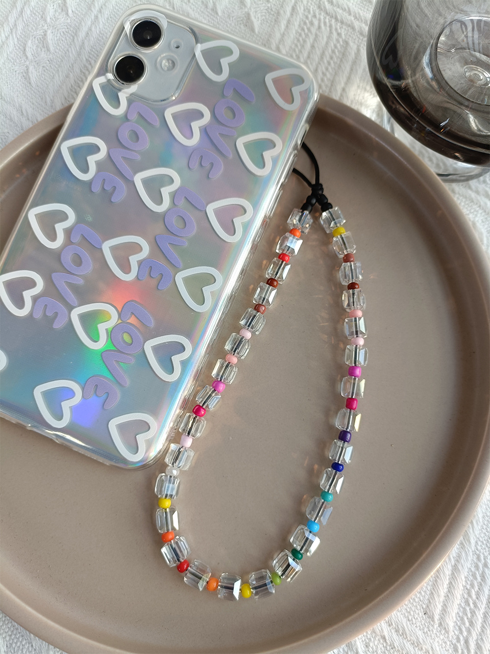 Kpop Phone Charm Clear Crystal - Body Jewelry Wholesale recension och pris