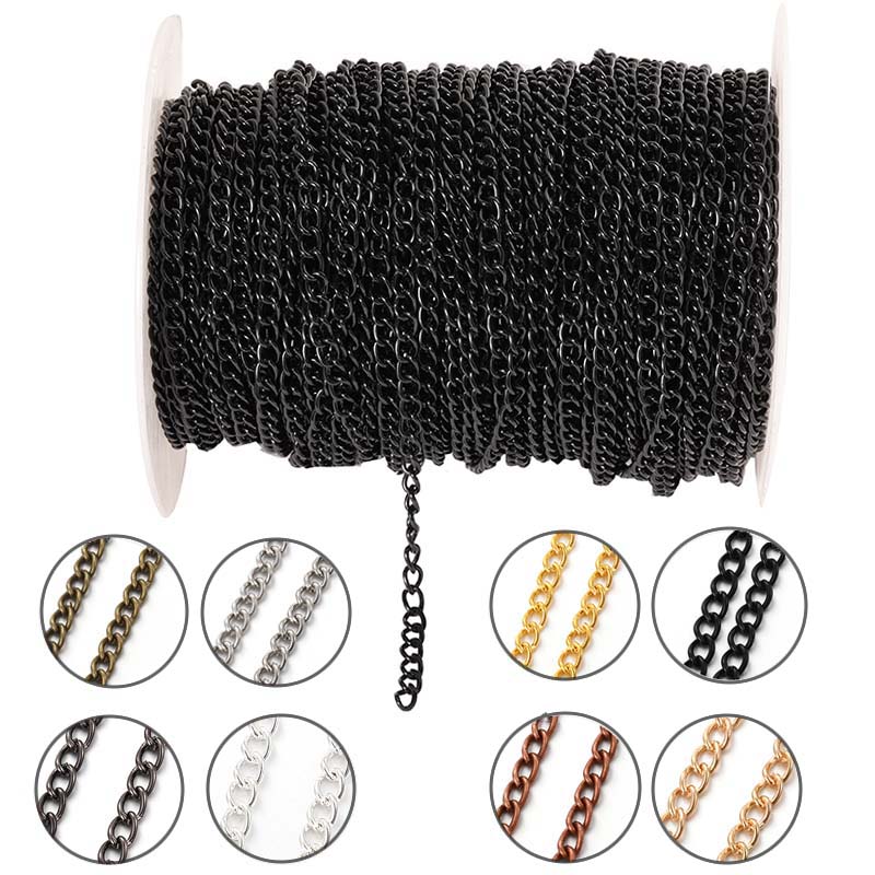 2Meters 2.5/3.5/4.5mm Metal Fl - Body Chain Jewelry recension och pris