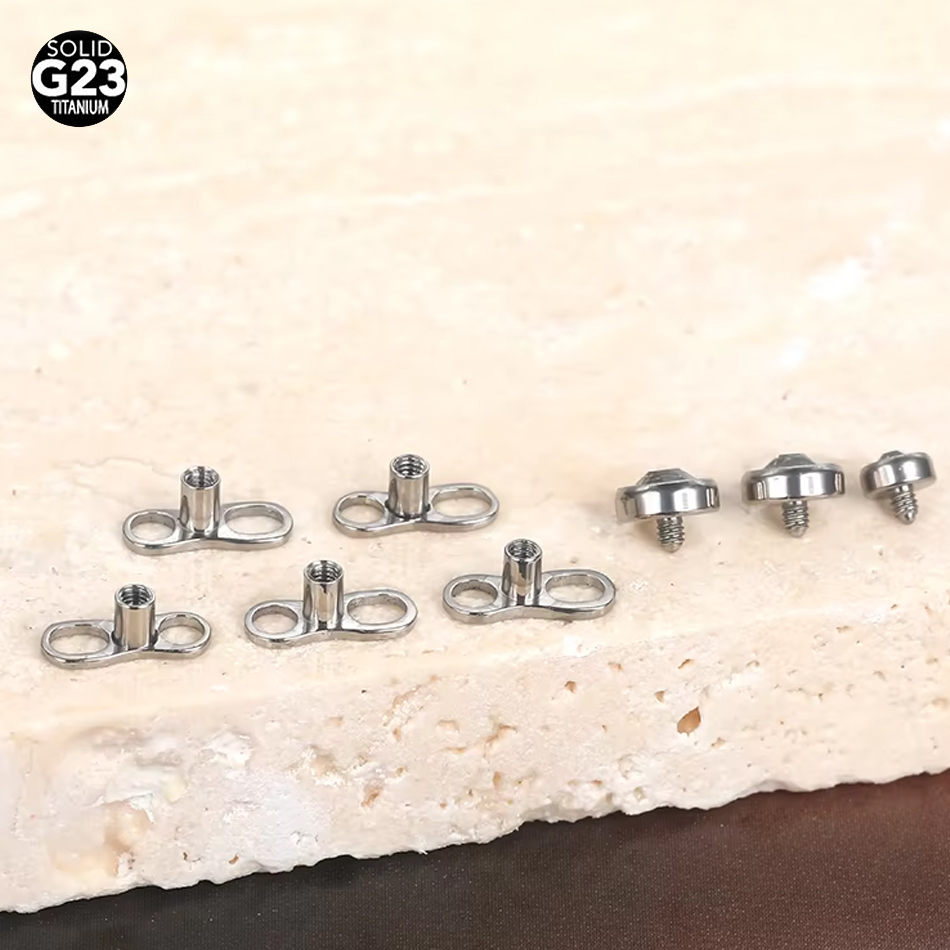 1Pc/5Pcs Titanium Micro Dermal - Dermal Anchor Top recension och pris