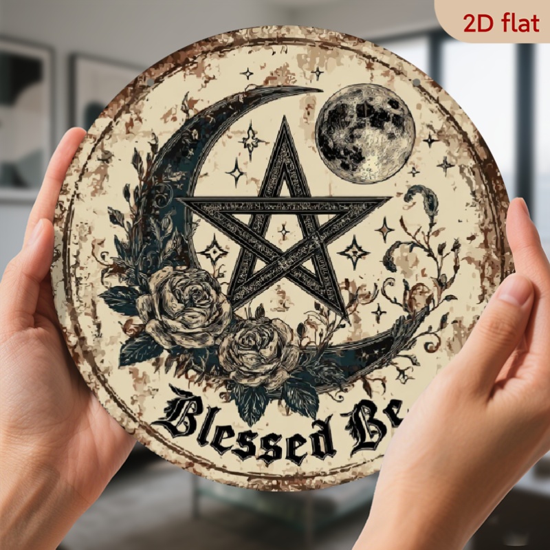 2D flat piece - Moon, five-poi - Star Flat Back recension och pris