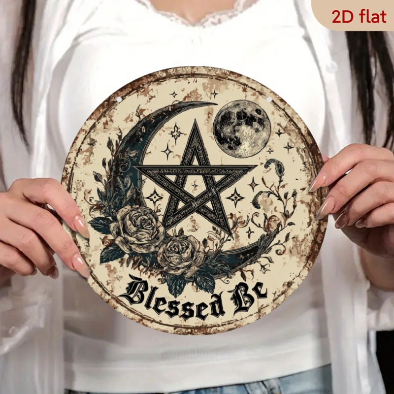 2D flat piece - Moon, five-poi - Star Flat Back recension och pris