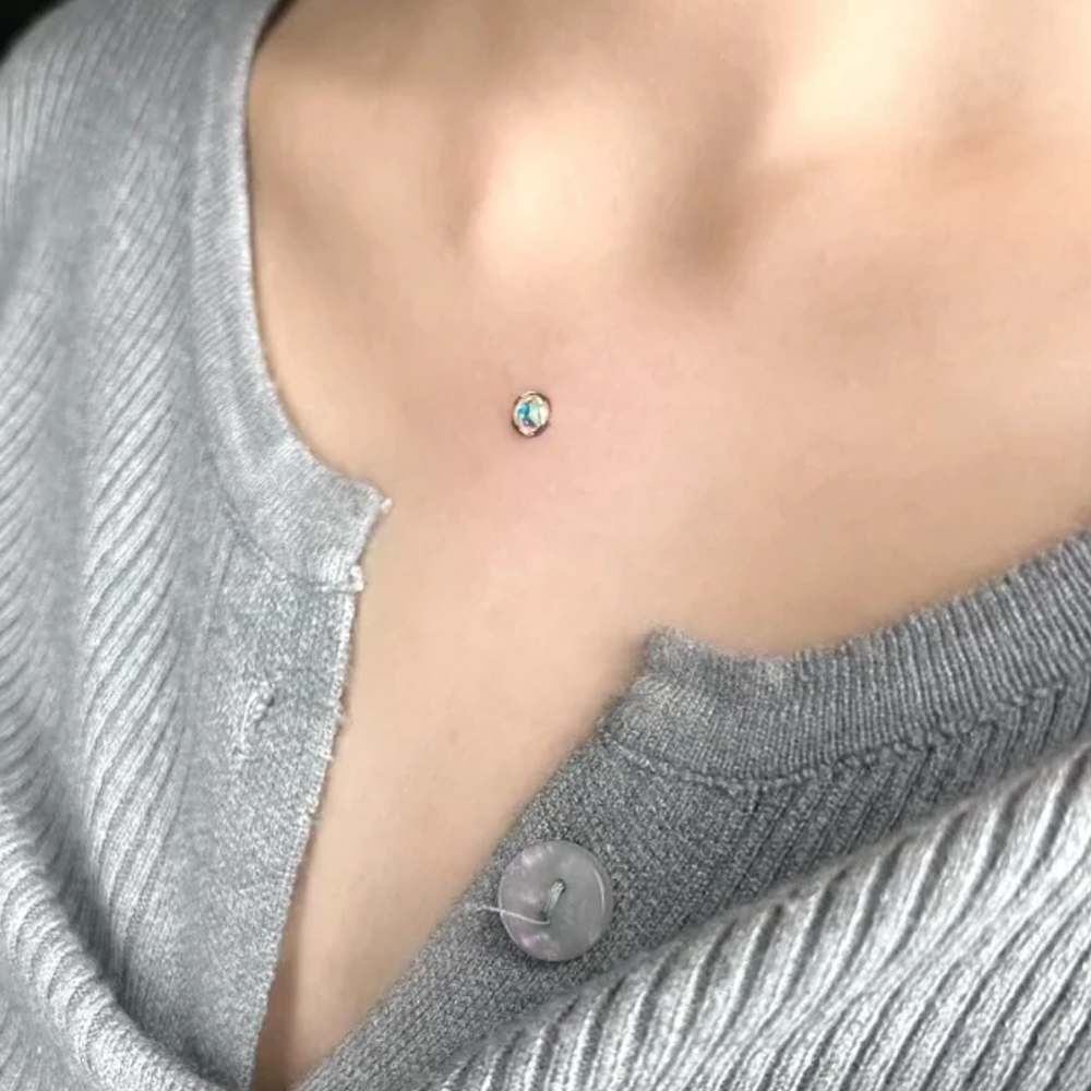 Surgical Steel Surface Piercin - Dermal Anchor Top recension och pris