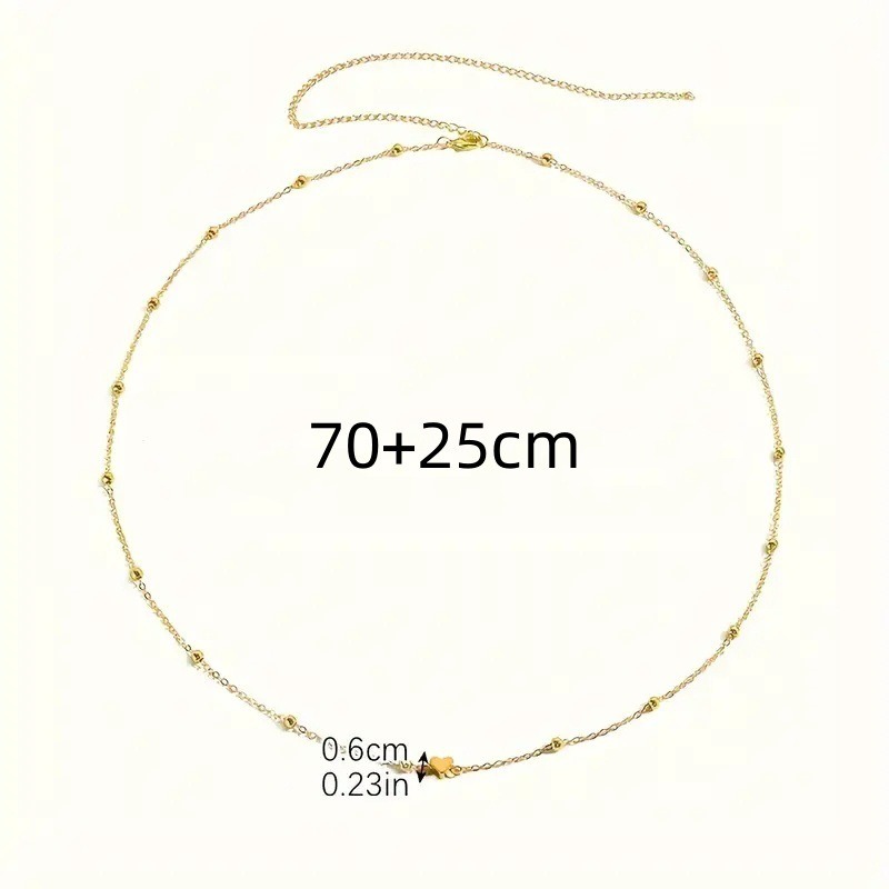 Dainty Gold Heart Waist Chain  - Body Chain Jewelry recension och pris