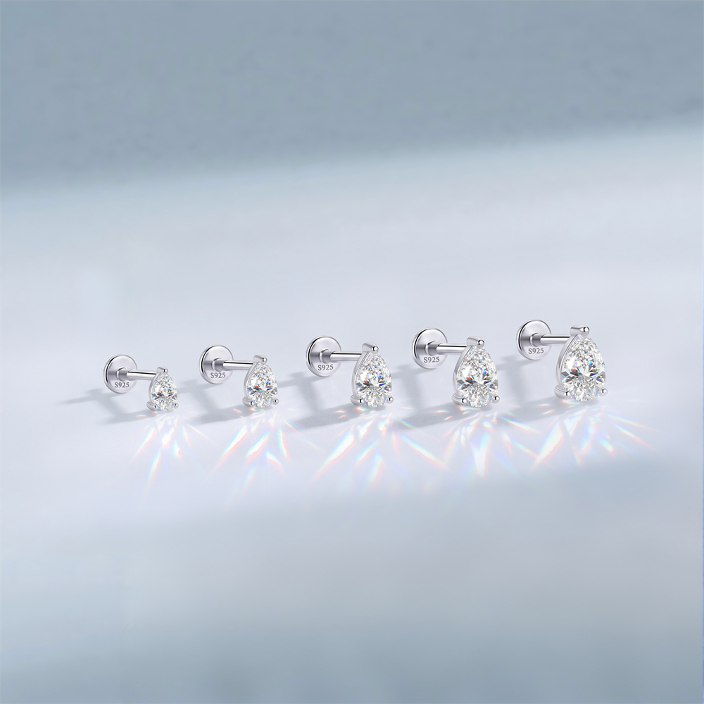 KOJ 1PC 925 Sterling Silver Cl - Body Jewelry Quality recension och pris